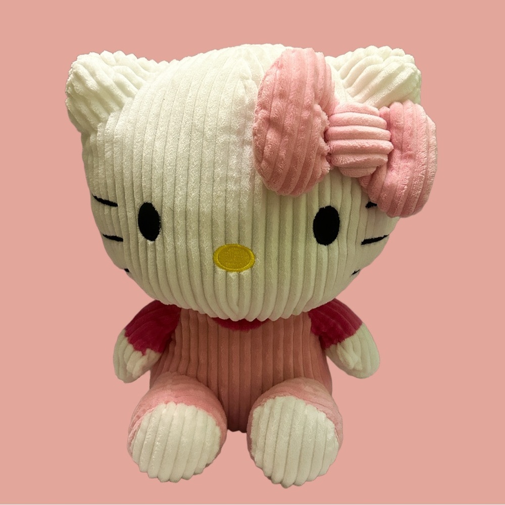Hello Kitty Plush - Pink, White, and Yellow 14”